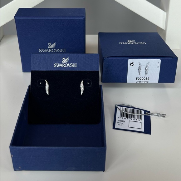 Swarovski Grace Earrings Brand New - Picture 1 of 2